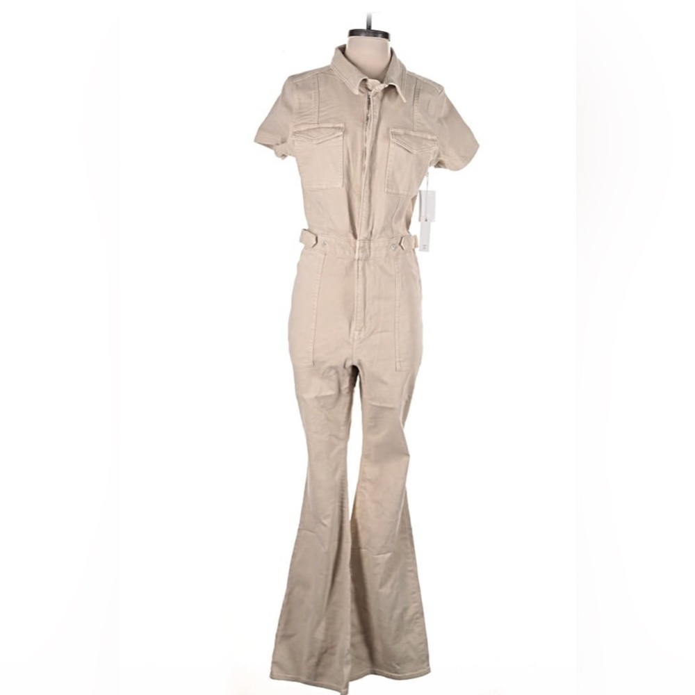 Good American Tan Jumpsuit